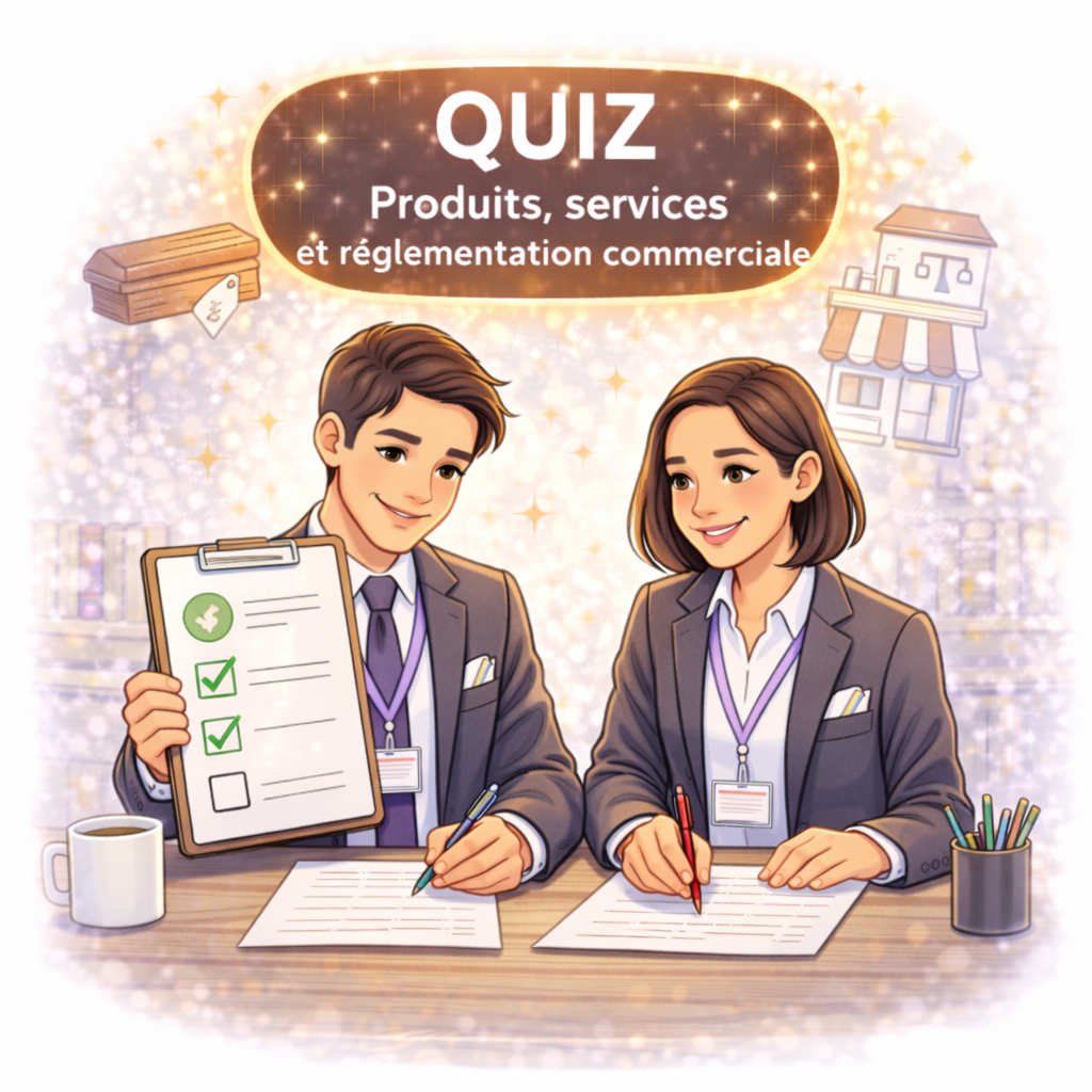 Module 6 – Produits, services et conseils à la vente et Règlementation commerciale
